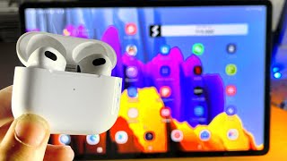 How To Connect ANY AirPods to Galaxy Tab S8 / S8 Plus / S8 Ultra | Full Tutorial