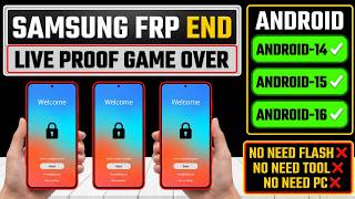 All Samsung FRP 2026 Android 14/15/16 Latest Security | New Trick Without Flash | 100% Working