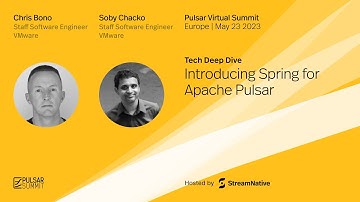 Introducing Spring for Apache Pulsar