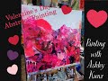 Valentine Acrylic Painting with Ashley Kunz