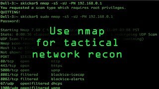 Use Nmap for Tactical Network Reconnaissance [Tutorial]