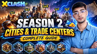 X-Clash Season 2 Complete City Guide | Villages, Trade Centers Explained | #xclashgame #ashusurvives screenshot 3