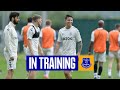 RAFAEL BENITEZ'S FIRST EVERTON TRAINING SESSION