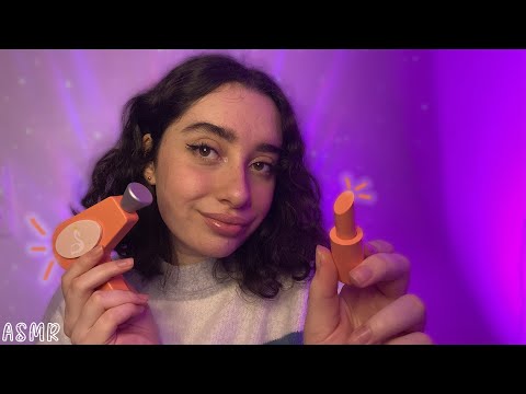 🌙 ASMR FRANÇAIS : RP, COIFFEUSE ET MAQUILLEUSE AVEC DES JOUETS EN BOIS 💆🏻‍♀️ (son réaliste) #asmr