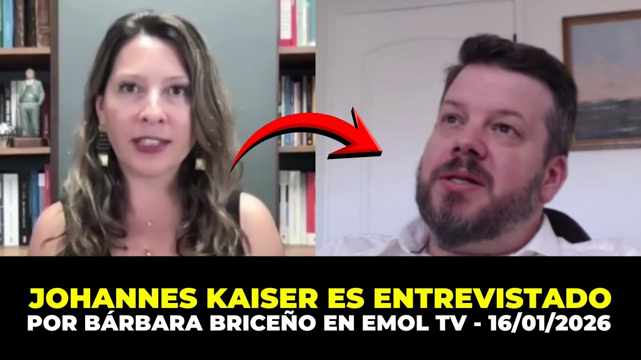 JOHANNES KAISER ES ENTREVISTADO POR BÁRBARA BRICEÑO EN EMOL TV - 16 DE ENERO DE 2026