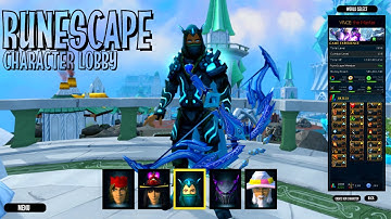RuneScape | Character Lobby Menu Screen