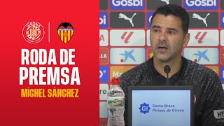 Roda de Premsa de Míchel Sánchez prèvia al VALENCIA CF vs GIRONA FC