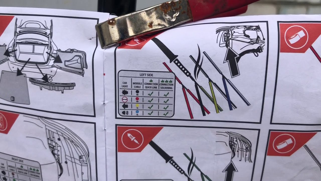 Подключение блока согласования розетки Фаркопа unikit 1 L .Toyota RAV4  2014.