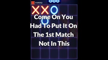 Tic Tac Toe Glow Brother vs Sister #3