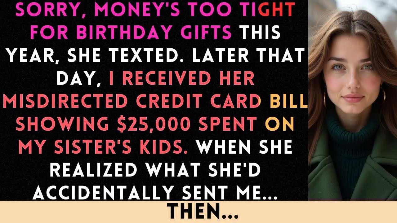 Mom Said She's Broke And Can't Come To My Daughter's Birthday. Then I Saw Her Credit Card Stateme...