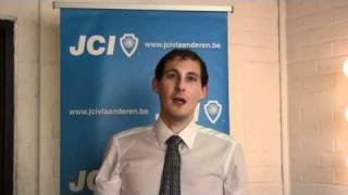 JCI Vlaanderen Testimonial Christophe Cool in English