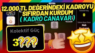 12.000 TL DEĞERİNDEKİ KADROYU SIFIRDAN KURDUM ( EFOOTBALL 2024 MOBİLE )