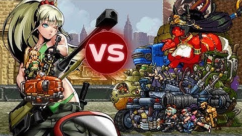 Nueva Super Dragunov VS Unidades Meta Metal Slug Attack