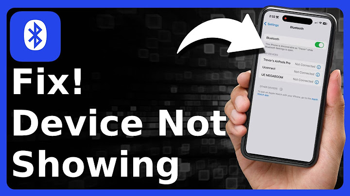 How To Fix Device Not Showing Up On Bluetooth On iPhone