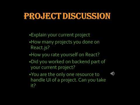 TCS React Interview