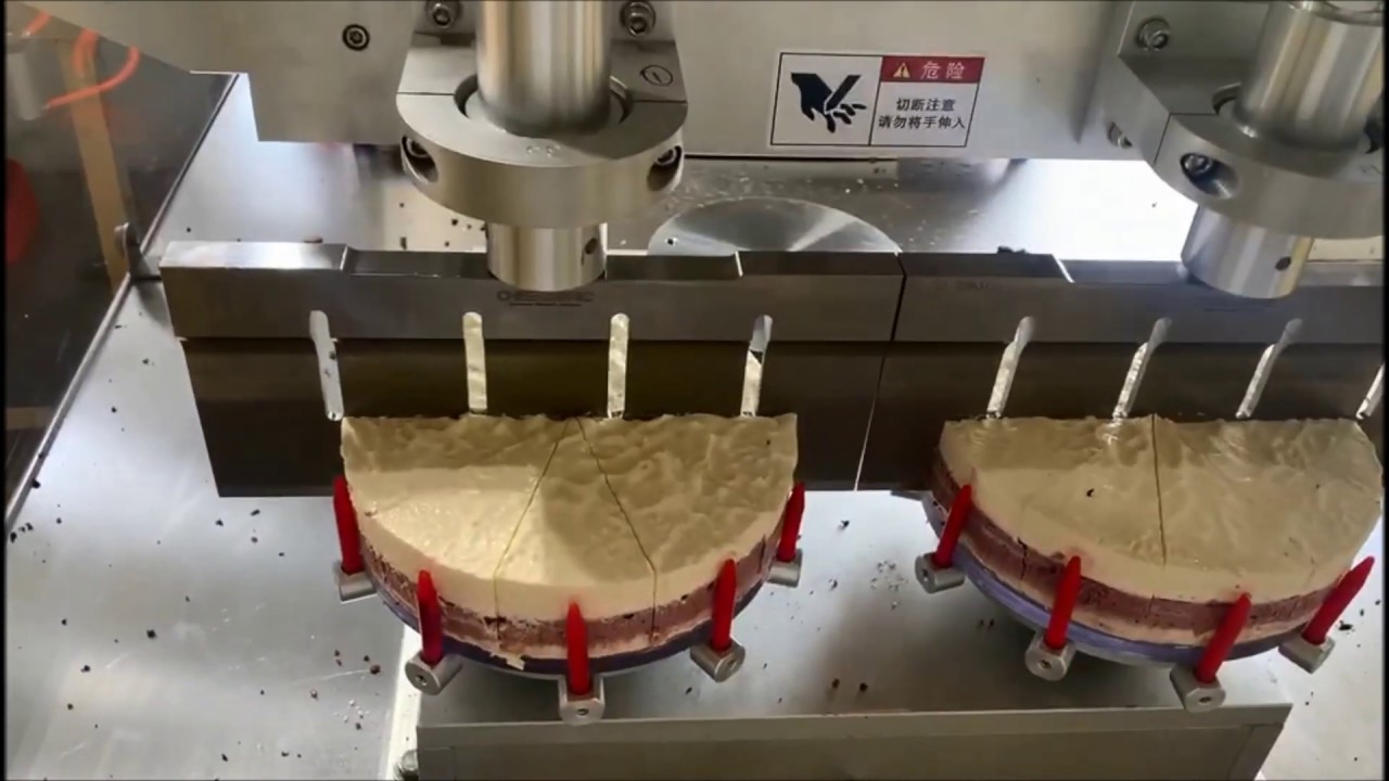 UFM6000 High Speed Round Cake Cutting Equipment Cheersonic YouTube