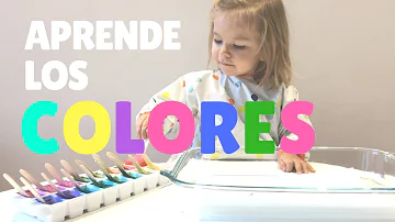 ¿Cómo enseñar a un niño de dos años los colores?