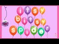 Itsy bitsy spider original song