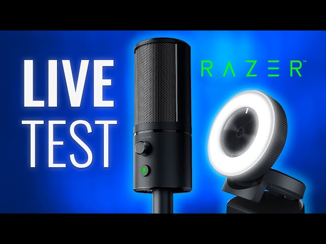 TESTING Razer Kiyo Camera & Seiren X Mic for Live Streaming! - YouTube