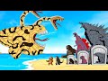 Rescue GODZILLA &amp; KONG From Evolution Of PYTHON - BLOOP : Who Is The King Of Monster - FUNNY??