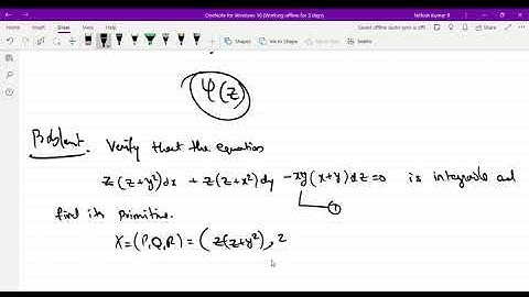 Solution of  Pfaffian Differential Equations in Three Variables part 2 | ODE Mathematics M.Sc.
