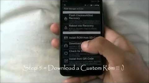 How to INSTALL a CUSTOM ROM + ROM Manager -