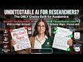 Why Generic Undetectable AI Ruins Your PhD