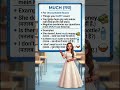 much ,many or more 🤔| #studyenglish  #shorts #shortvideo
