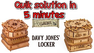 Cluebox -SOLUTION- Davy Jones'Locker - IdVenture - locker ESCAPE ROOM BOX -  5 minutes solution 