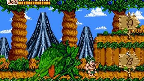 Mega Drive Longplay [316] Joe & Mac - Caveman Ninja