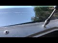 BMW e60 528i windshield cowl cover / rain tray install