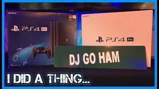 BUYING A PS4 PRO, UNBOXING, AND SETUP!