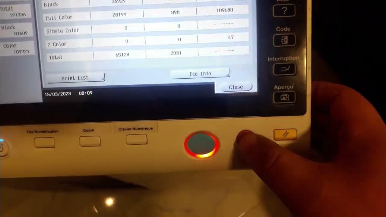 Enter Service Mode Konica Minolta Bizhub Default Password (9272927292729272) YouTube