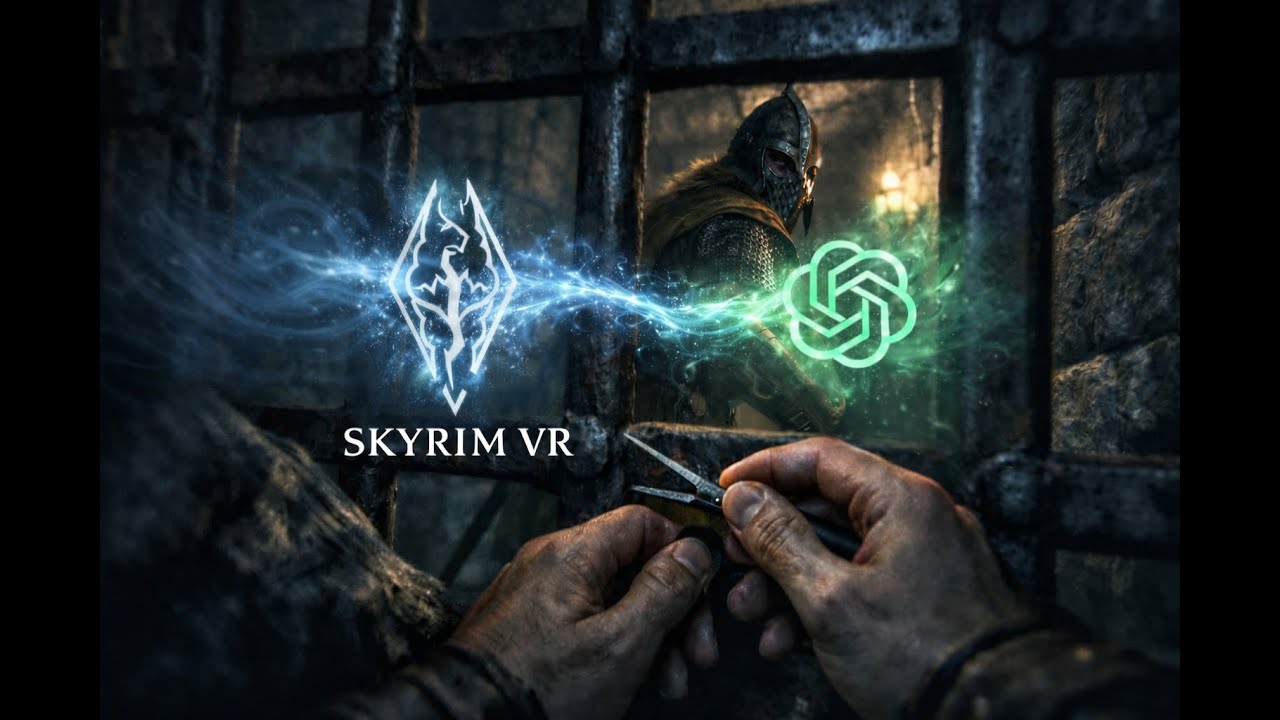 Skyrim VR 4 Voiced w/Chat GPT as Companion Part 4