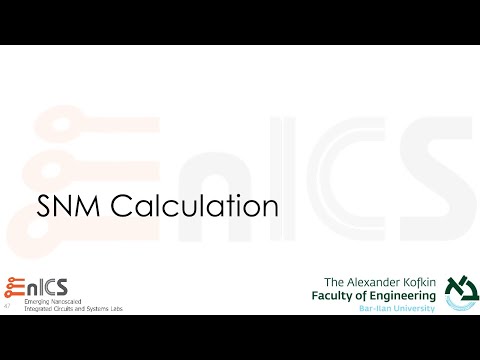 Video VLSI - Lecture 8f: SNM Calculation - YouTube