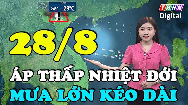 Dự báo thời tiết đêm nay và ngày mai 28/8 | Áp thấp nhiệt đới trên Biển Đông có khả năng thành bão