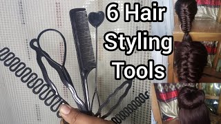 Trying 6 Different Tricky HairStyling Tools | Amazing tools | #hairstyle