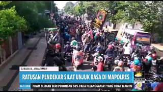 Ratusan Pendekat Silat Unjuk Rasa di Mapolres | REDAKSI PAGI (08/04/20)