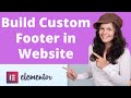 Custom Footer Elementor pro | Create Custom Footer in Wordpress