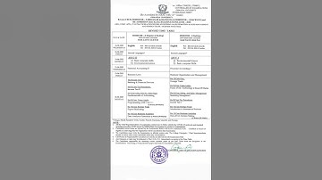 OU B.COM(cbcs) SEMESTER -I (BACKLOG) & SEMESTER-II(REGULAR & BACKLOG) REVISED EXAMINATION TIMETABLE
