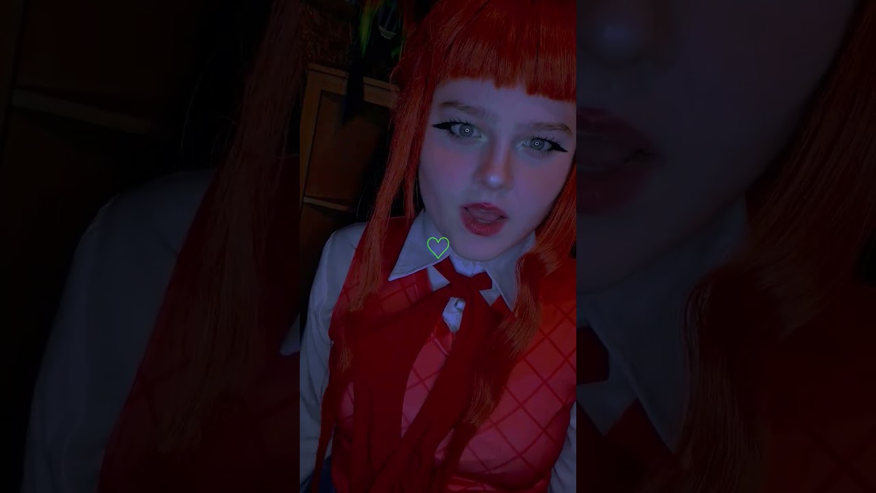 ♡ #cosplay #trending #viral #relatable #fyp #ddlc #ddlcmonika #videogames #makeup #anime