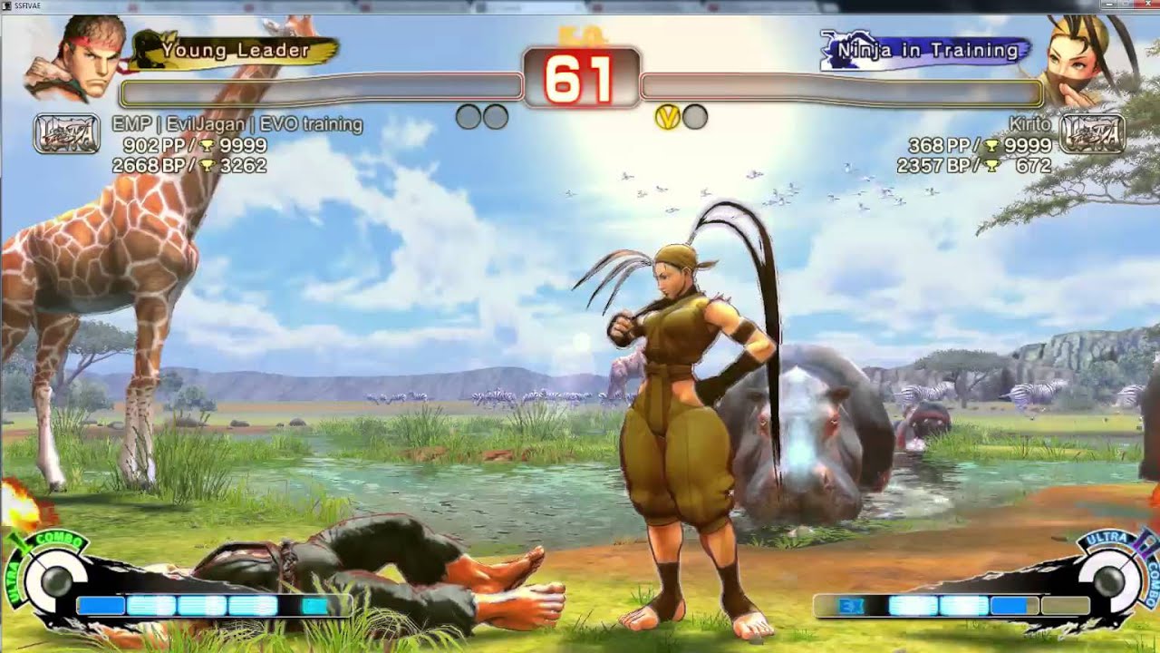 [Ryu] EMP | EvilJagan | EVO training vs [Ibuki] Kirito