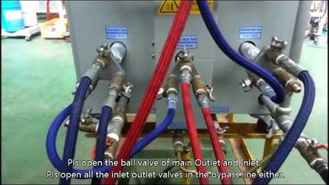 Installation of Mold temperature Controller(Masang; Automaster;Super tornado)