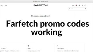farfetch promo code 2023 I farfetch promo code 2023 I farfetch discount code