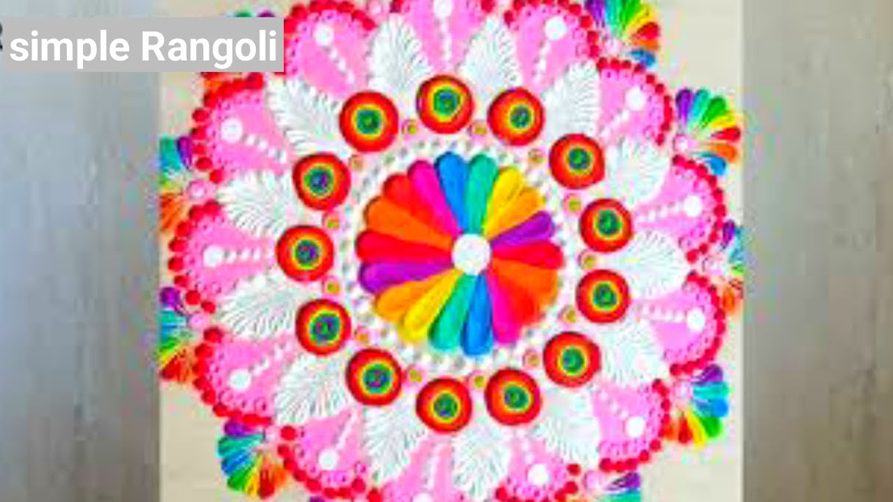 Spoon Rangoli Designs | spoon Rangoli | spoon Rangoli designs with ...