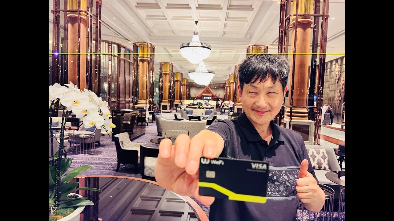 WeFi physical Visa card (위파이카드)