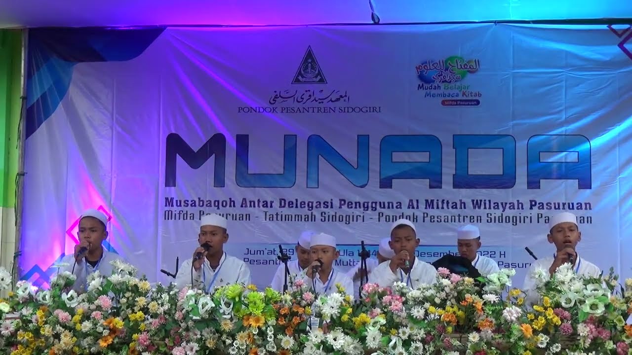 LOMBA AL-MIFTAH BERIRAMA DI MUNADA PERTAMA MIFDA PASURUAN