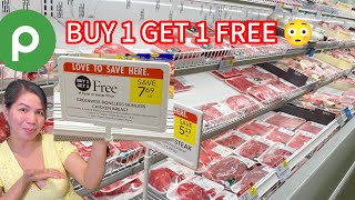 USA WEEKLY GROCERY SHOPPING 🛒 BUY GET ONE MEAT Deal Hunt at PUBLIX | Filipina sa USA 