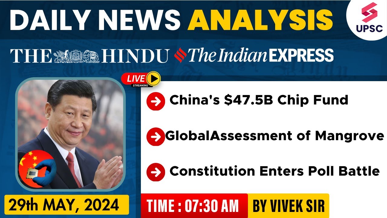 29th May 2024 | Daily Newspaper Analysis | The Hindu & Indian Express ...