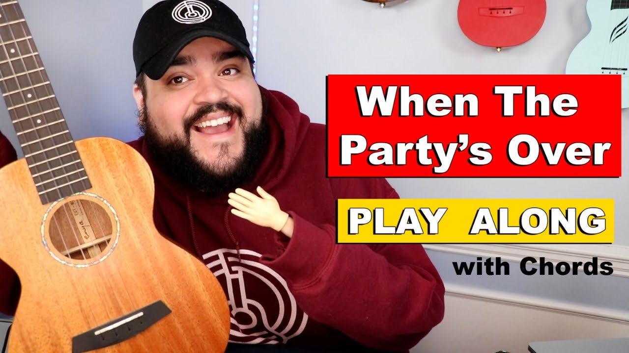 WHEN THE PARTY'S OVER - BILLIE EILISH | Ukulele Cover & Play Along